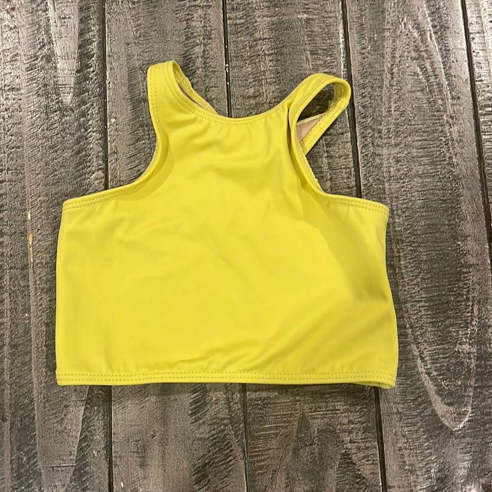 Yellow swim top